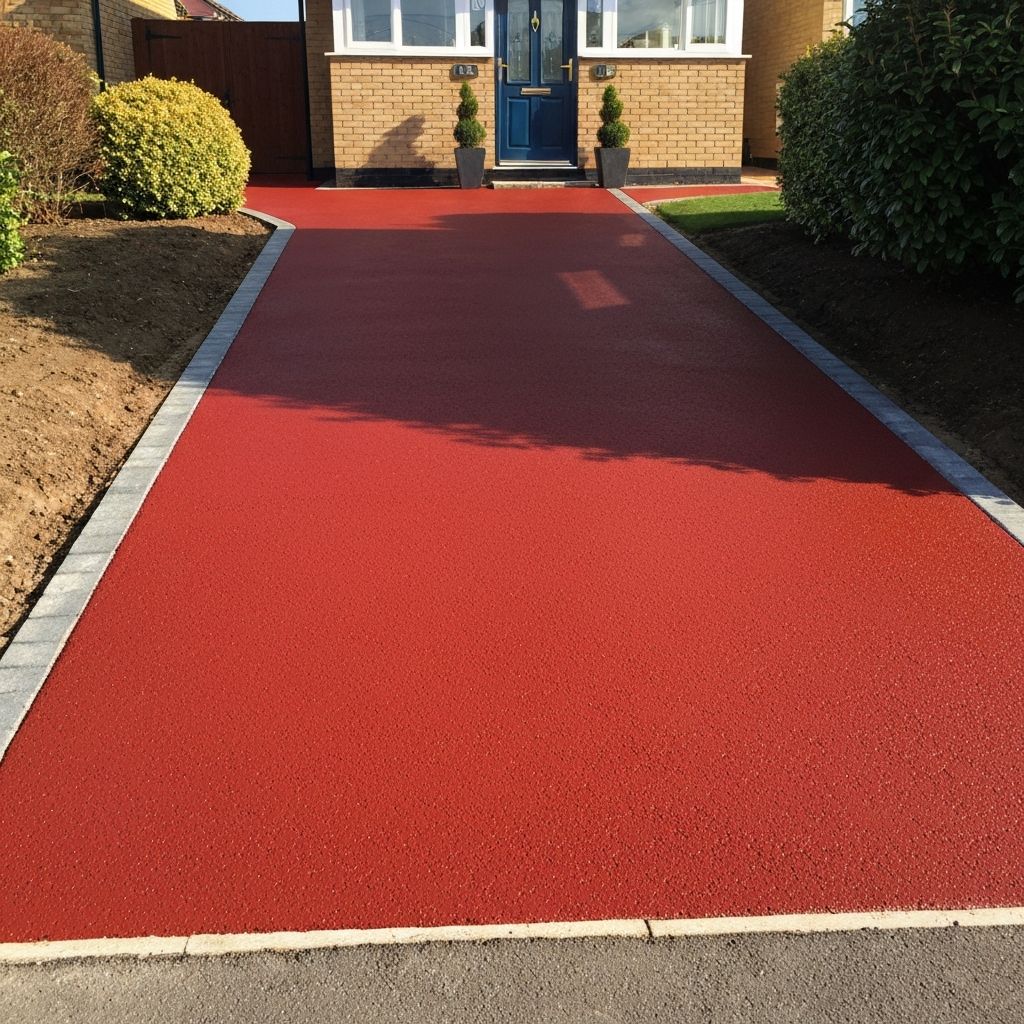 Red Tarmac Driveway - Coventry